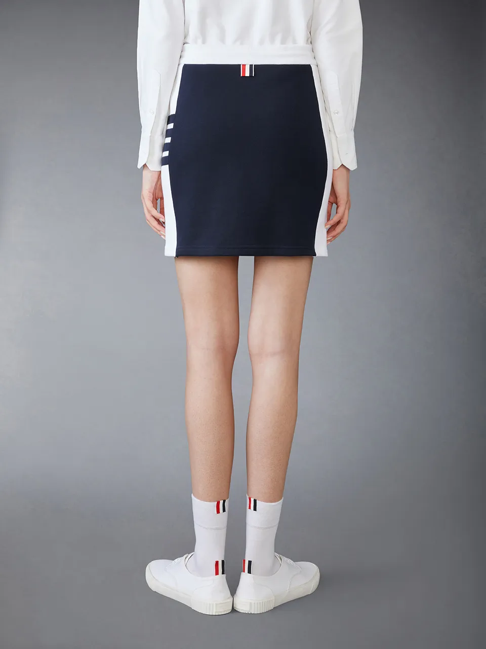 Classic Four Stripe Knit Mini Skirt
