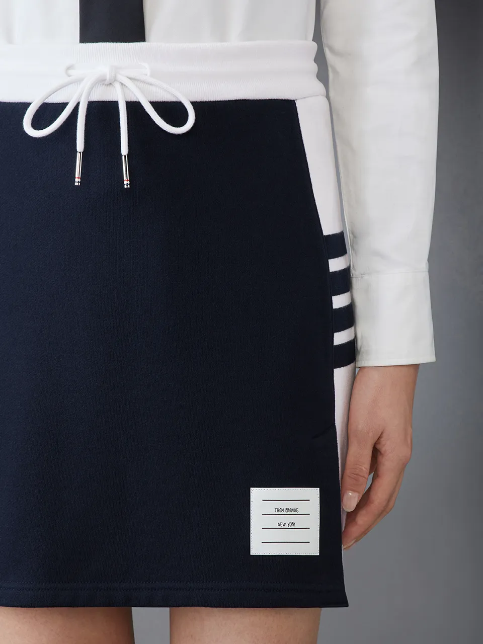 Classic Four Stripe Knit Mini Skirt