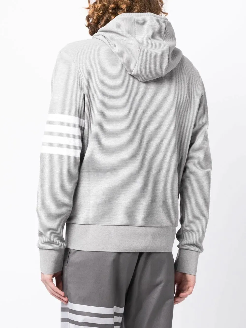 Logo Patch Zip-Up Hoodie