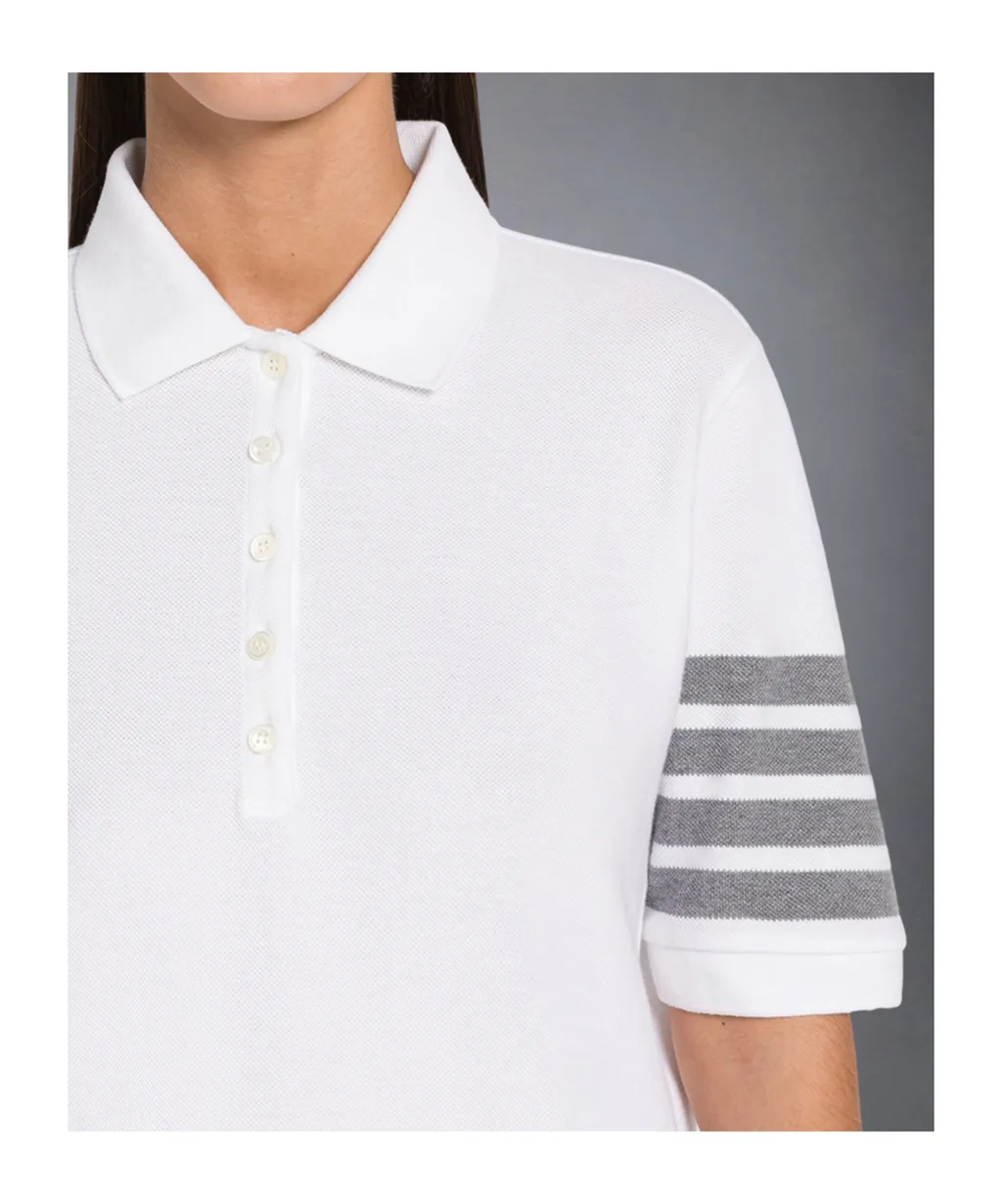 4-Bar Short Sleeved Polo Top