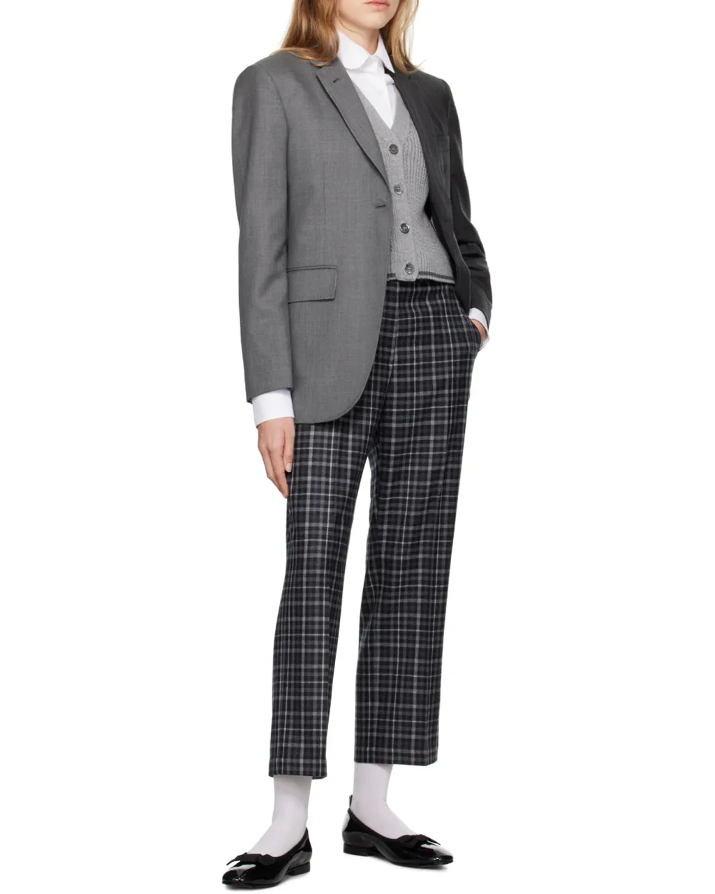 Single-Button Suit Coat