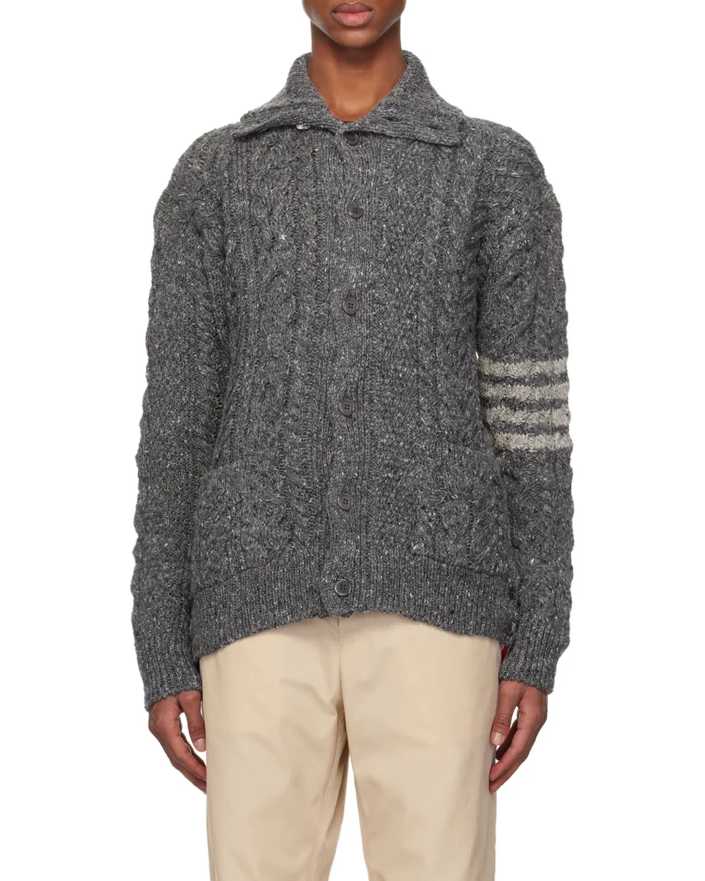 Button-Up Knit Cardigan