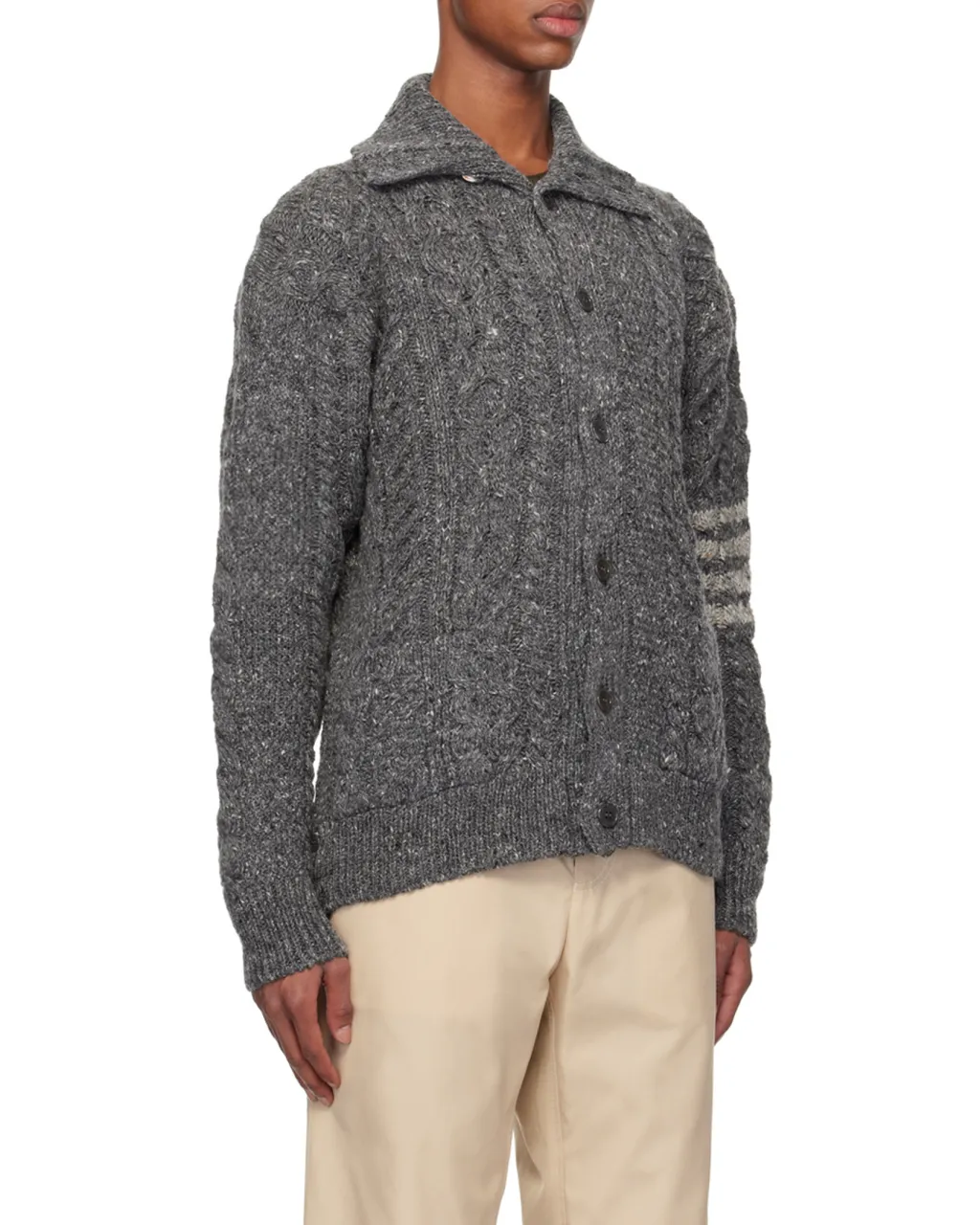 Button-Up Knit Cardigan
