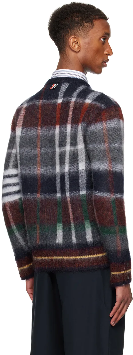 Checked Crewneck Jumper