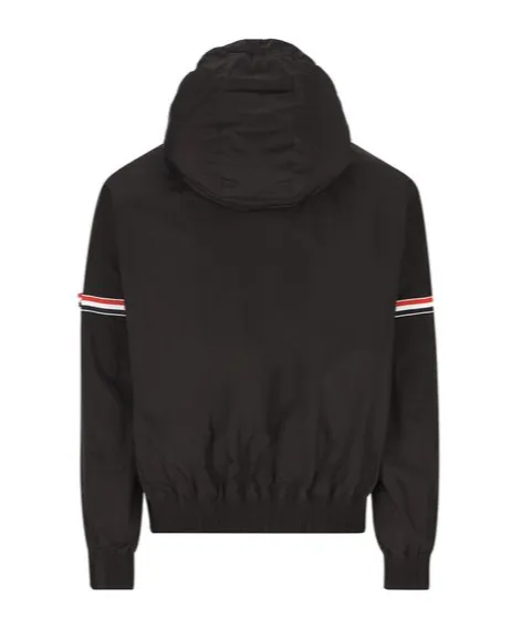 Stripe Detailed Zip-Up Jacket