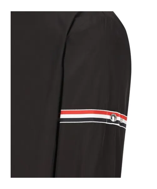 Stripe Detailed Zip-Up Jacket