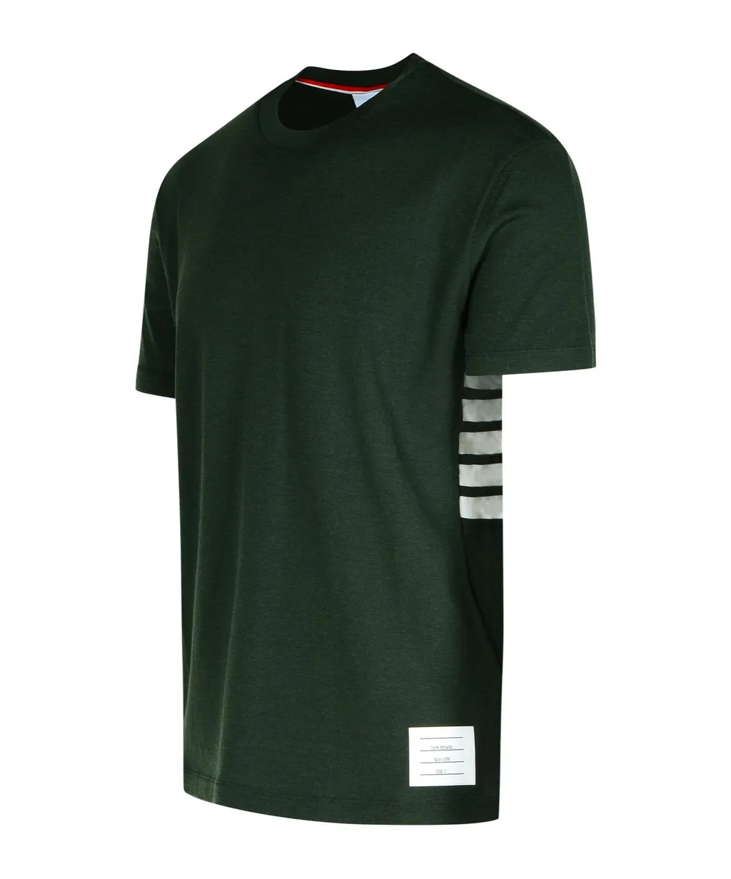 Short-Sleeved Crewneck Knitted T-Shirt