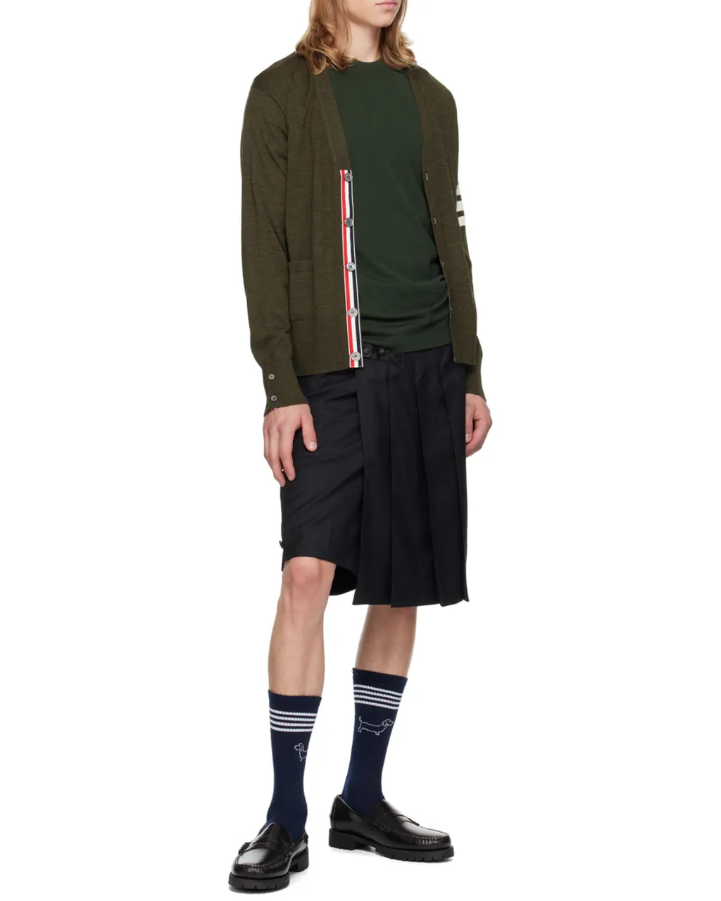 Short-Sleeved Crewneck Knitted T-Shirt