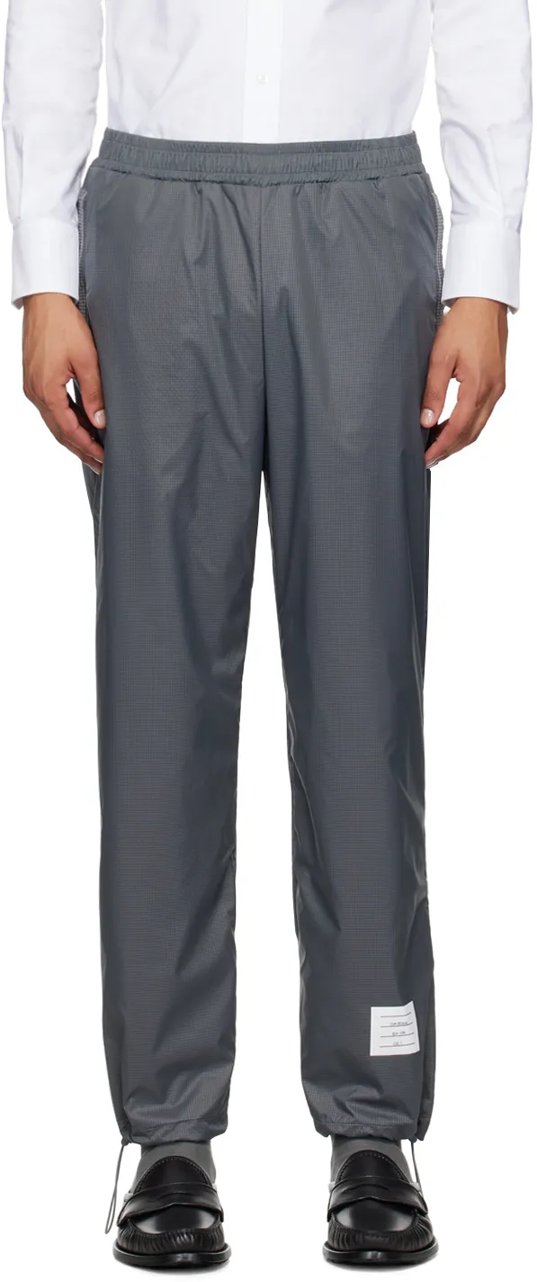 Logo-Patch Sheer-Ripstop Track Pants
