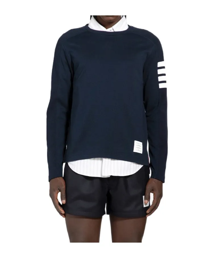 Four-Bar Crewneck Sweatshirt