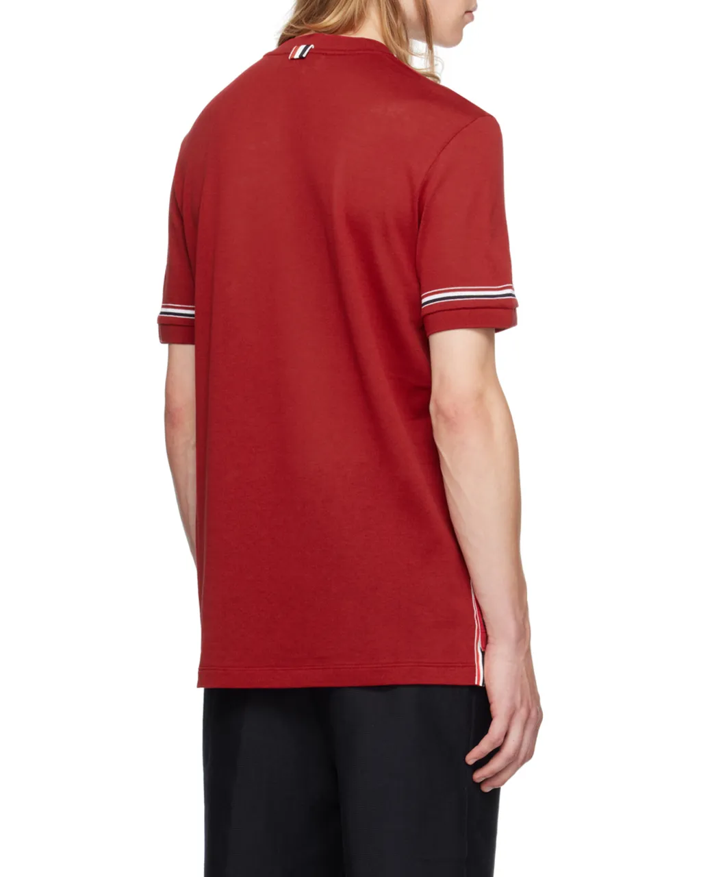 Stripe Detailed Crewneck T-Shirt