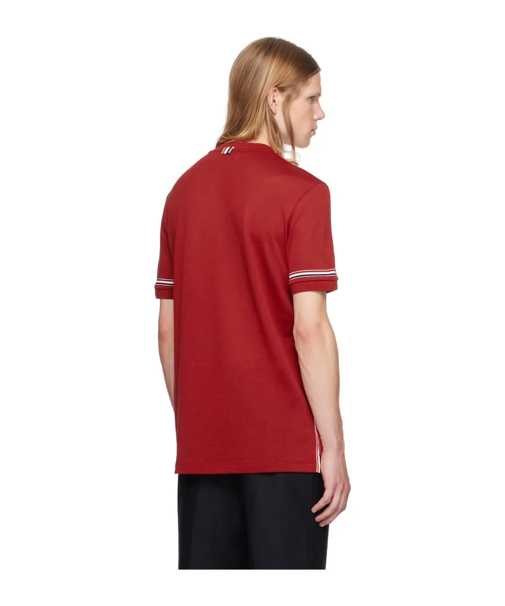 Stripe Detailed Crewneck T-Shirt