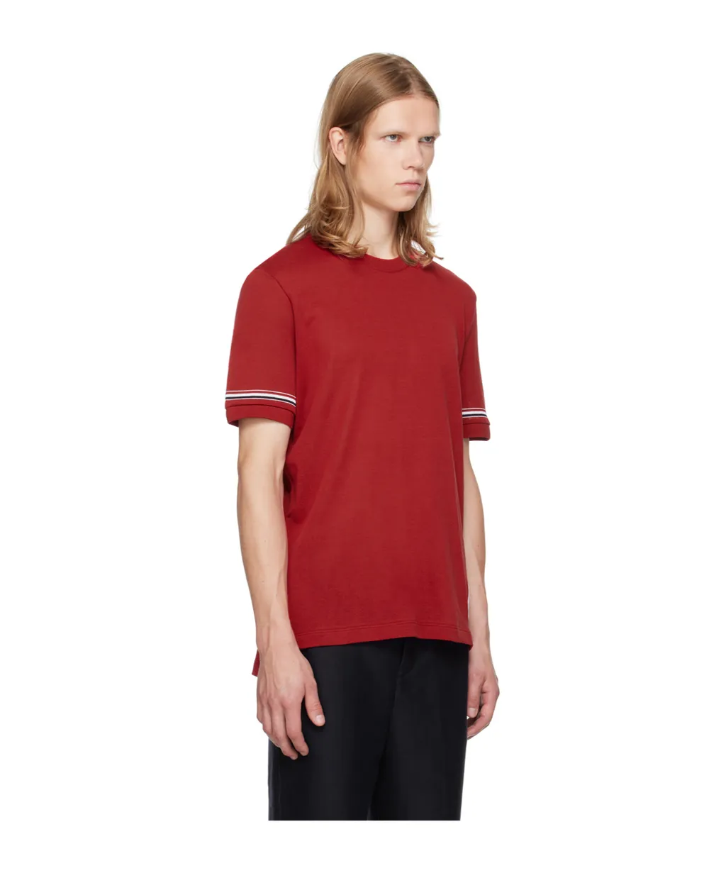 Stripe Detailed Crewneck T-Shirt