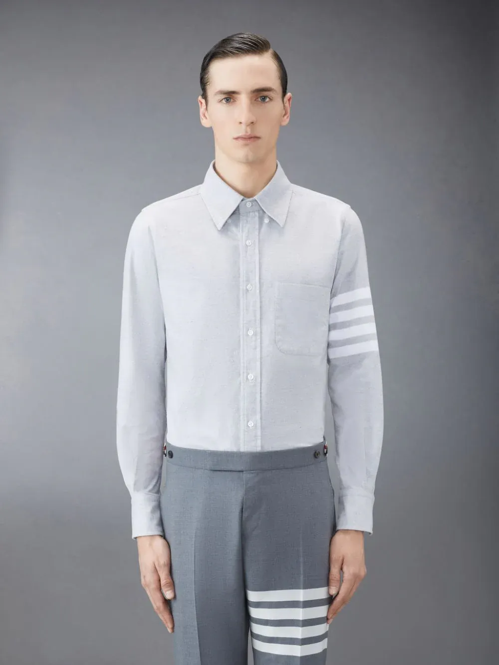 Flannel Four-Stripe Shirt