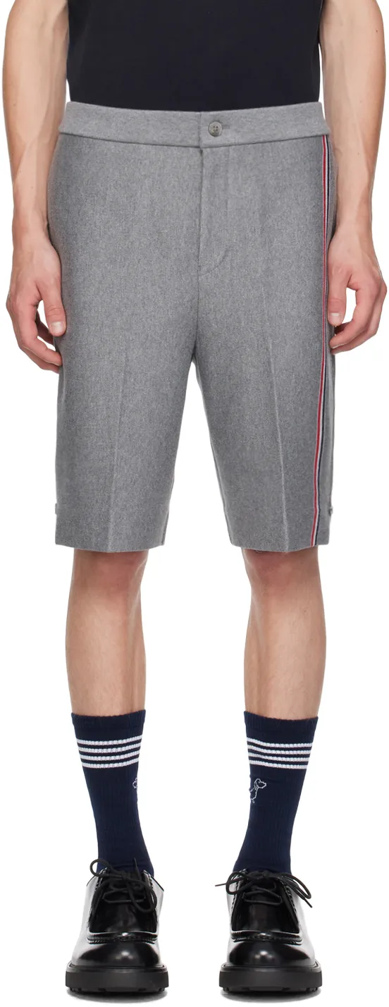 Rwb-Stripe Cotton Shorts