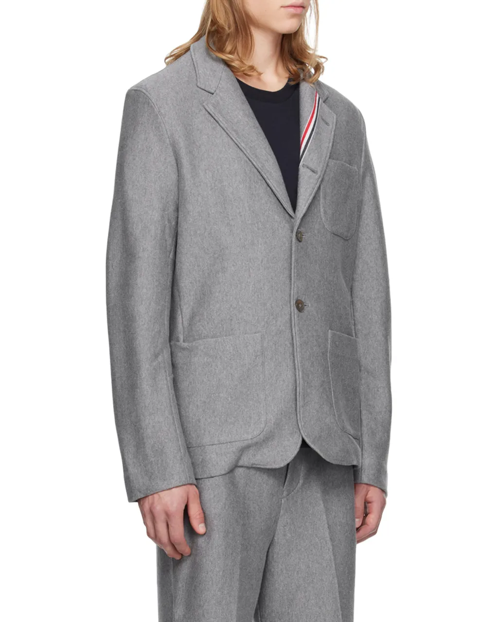 Rwb-Stripe Button-Up Jacket