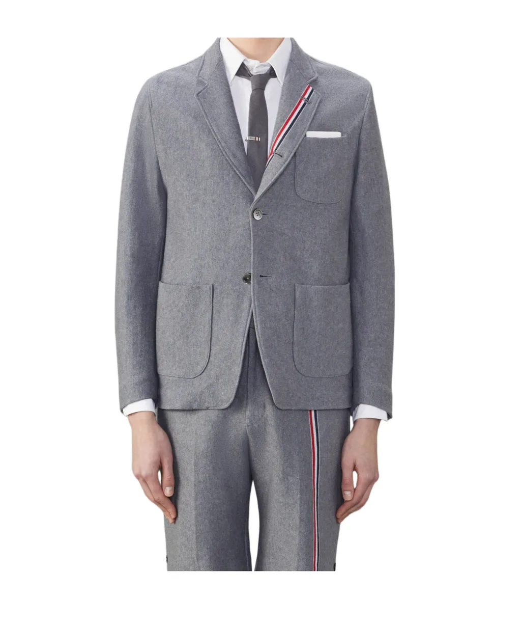 Rwb-Stripe Button-Up Jacket