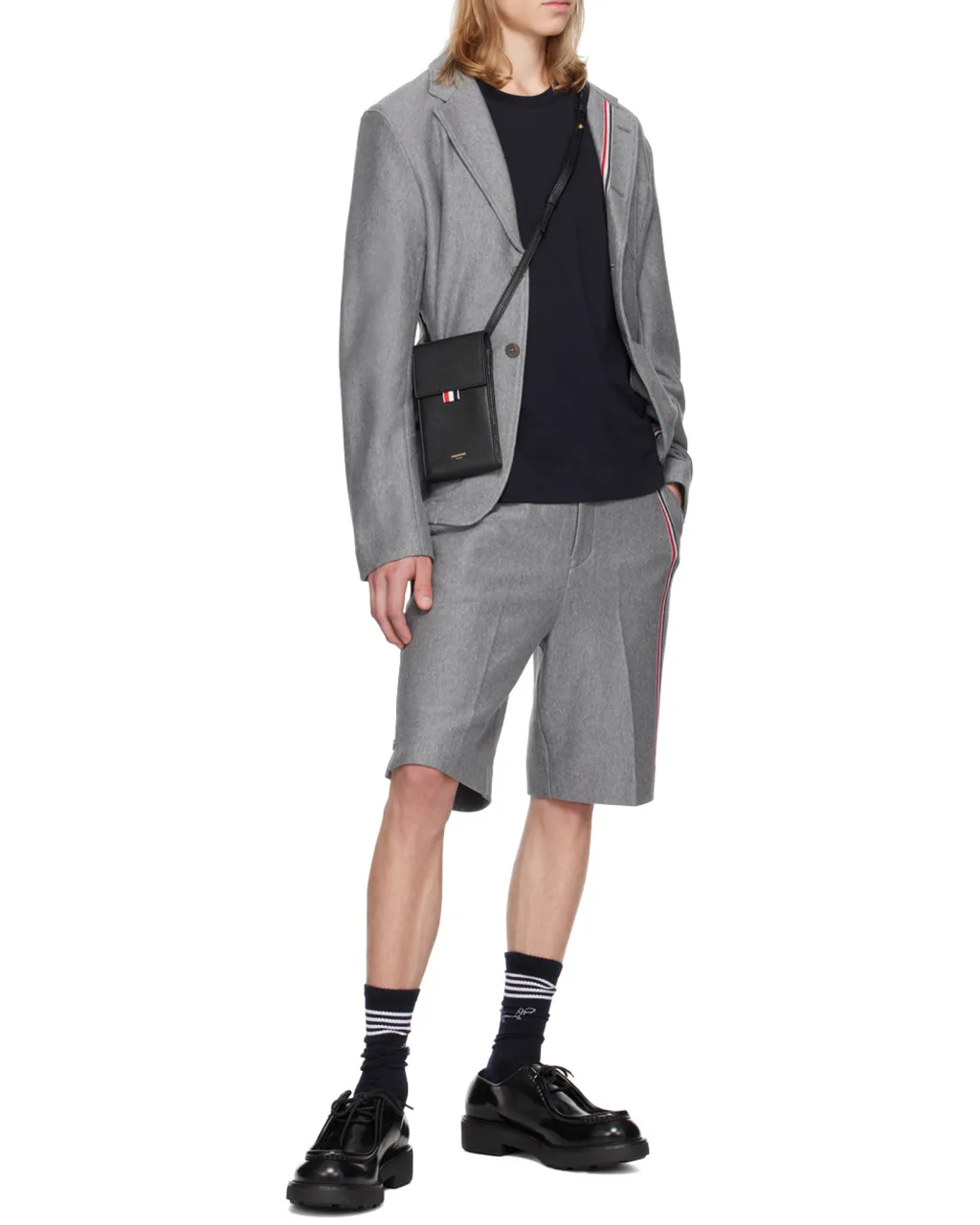 Rwb-Stripe Button-Up Jacket