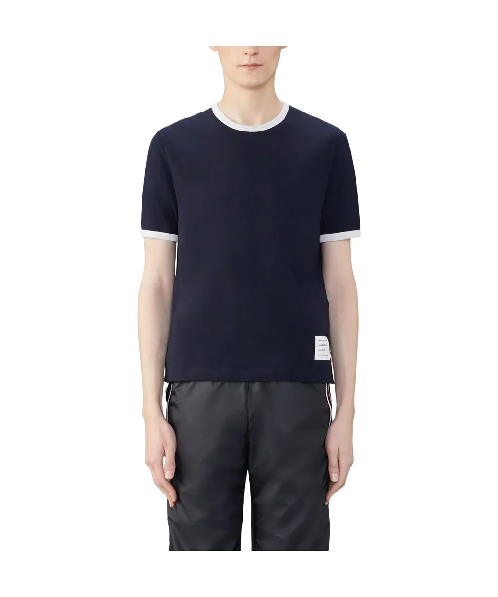 Logo Patch Crewneck T-Shirt