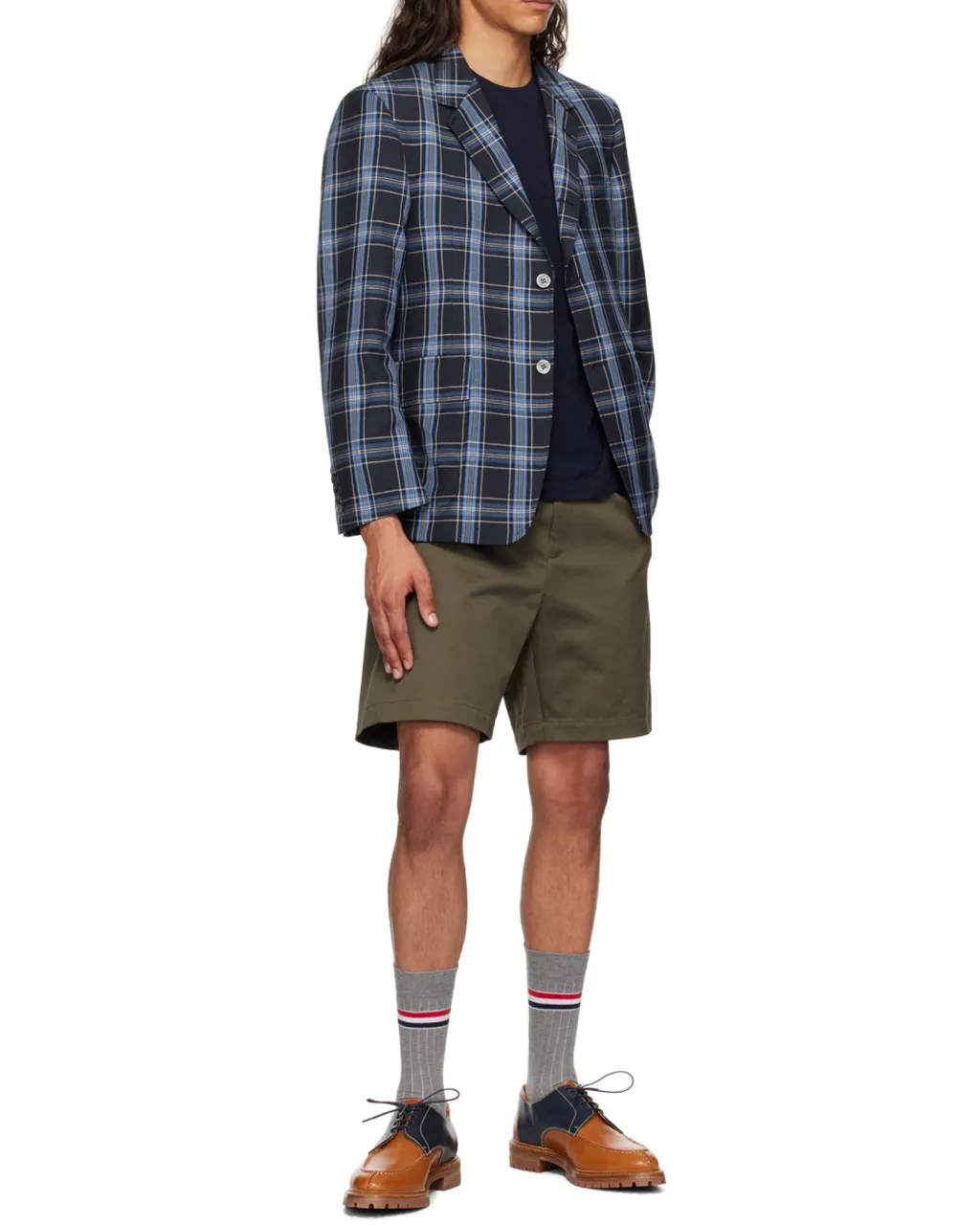 Short-Sleeved Crewneck Knitted T-Shirt