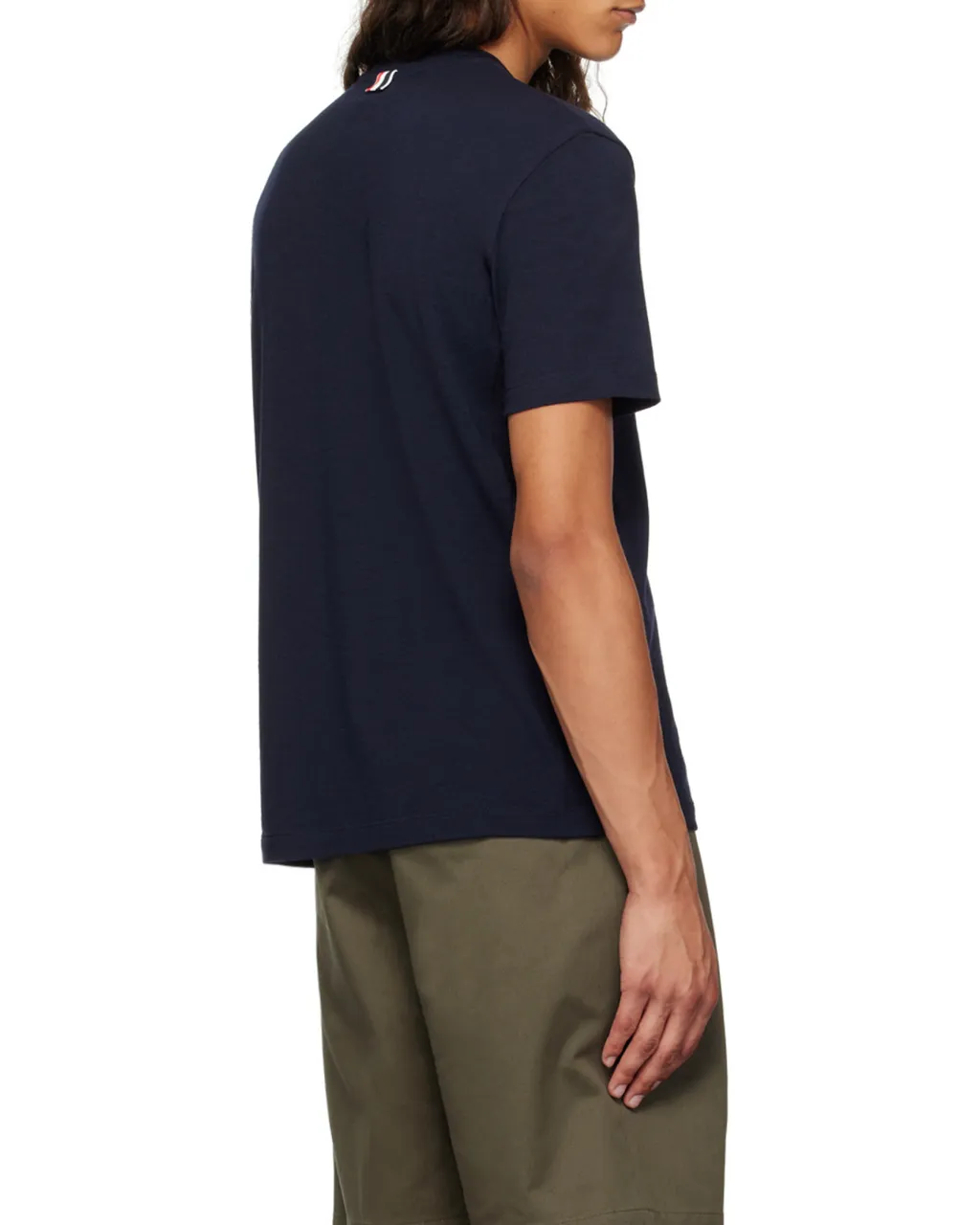 Short-Sleeved Crewneck Knitted T-Shirt