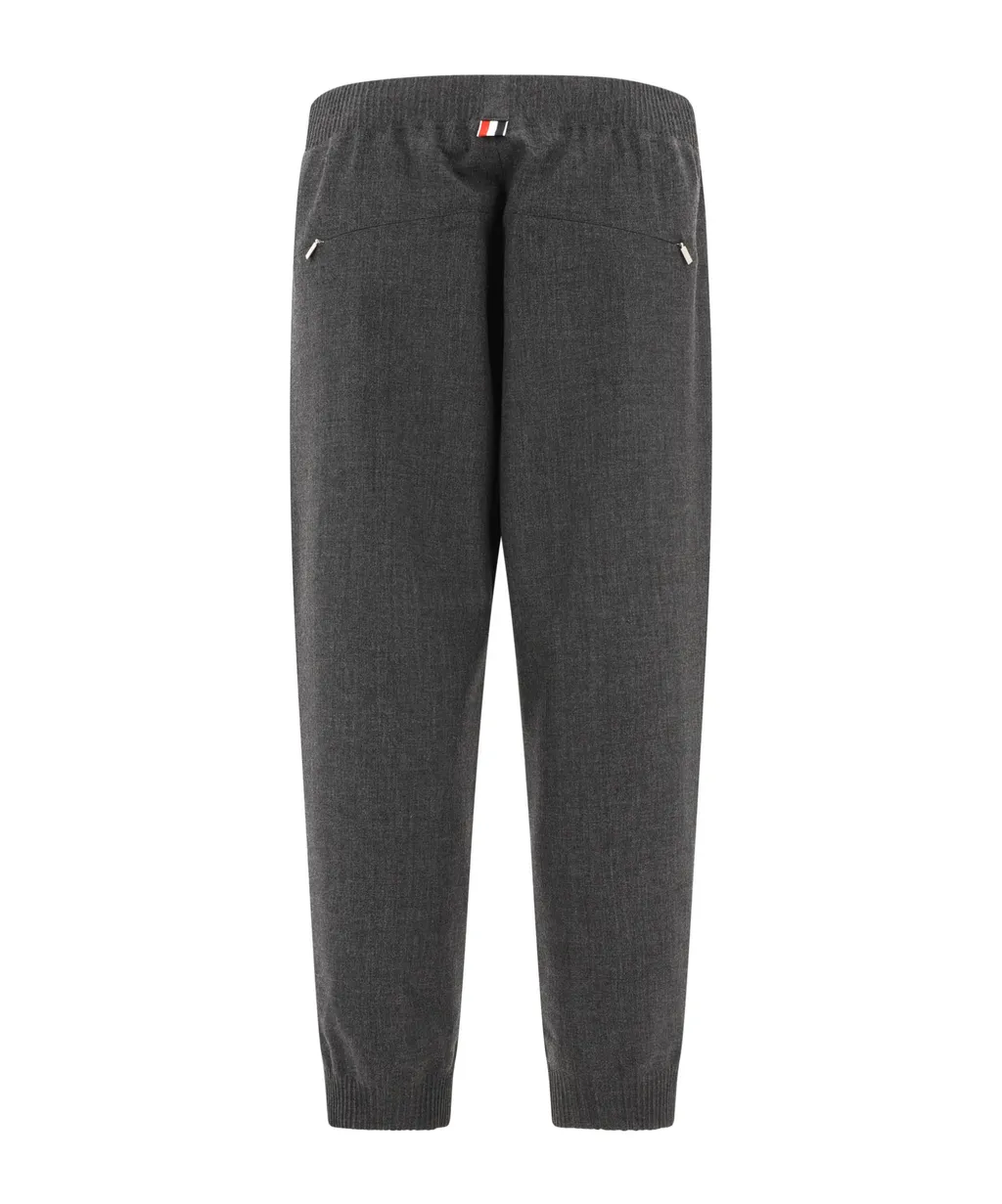 Colour-Block Tapered Track Pants