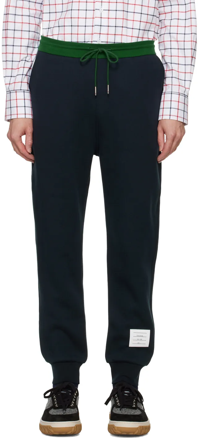 Logo Patch Drawstring Pants