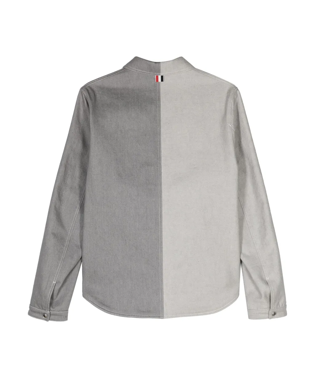 Utility Denim Curved Hem Jacket