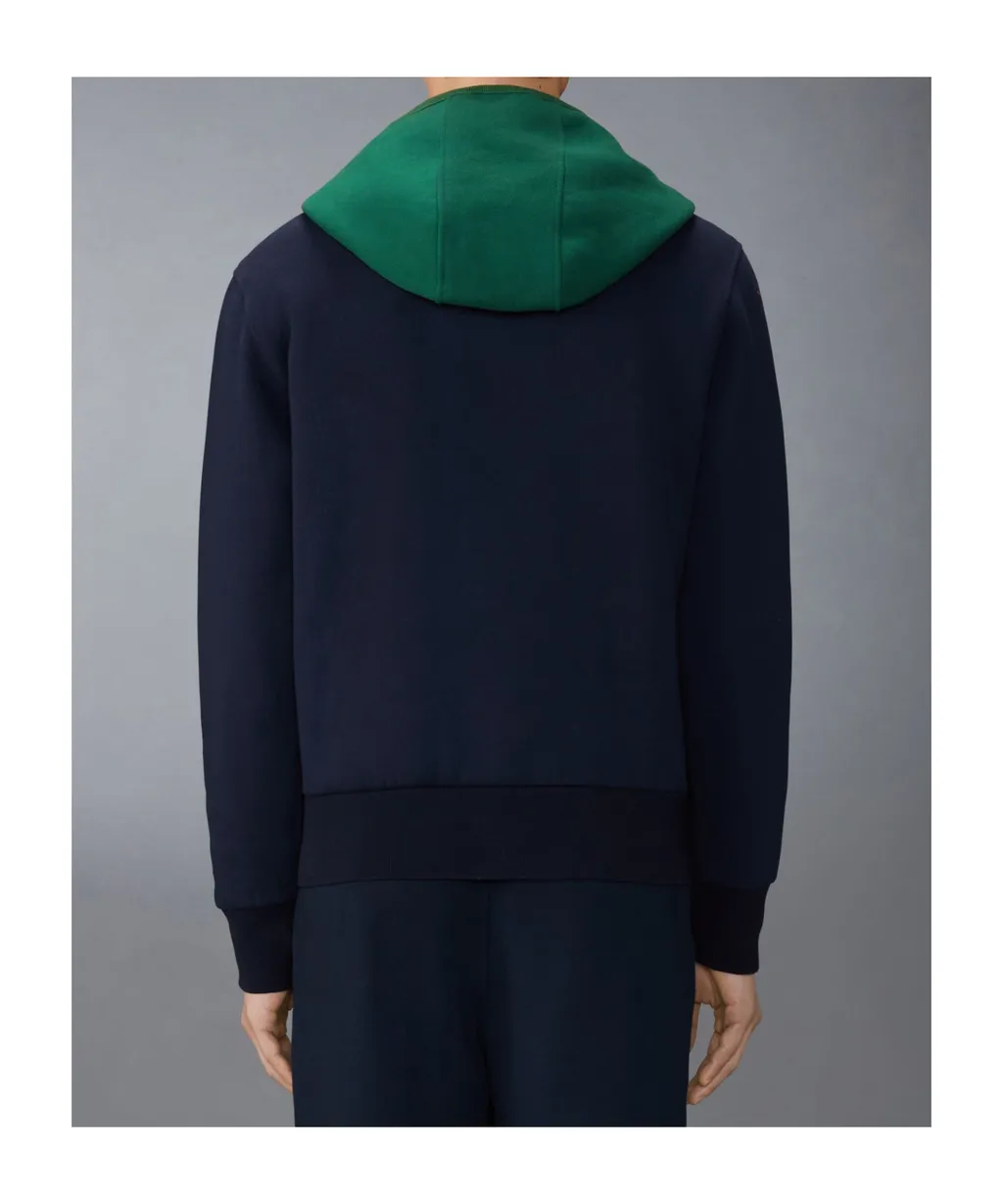 Colour-Block Drawstring Hoodie