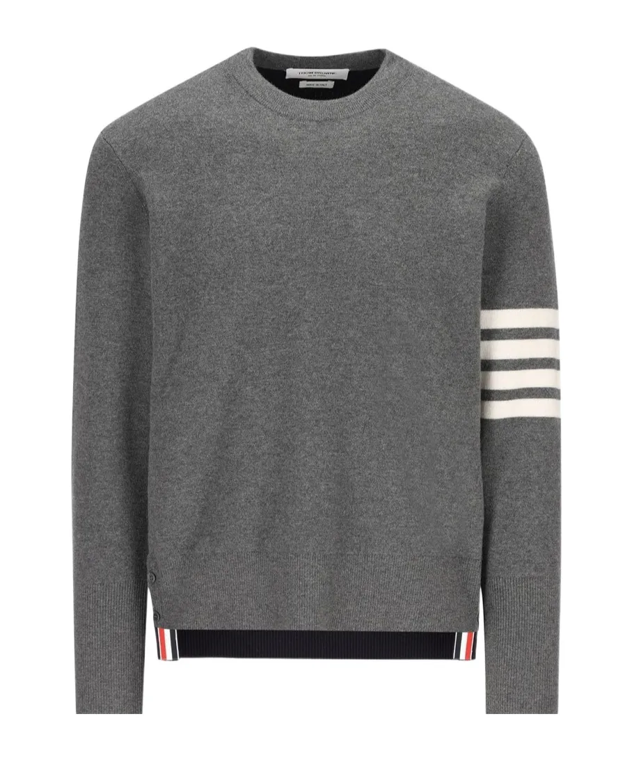 4-Bar Two-Toned Knitted Jumper
