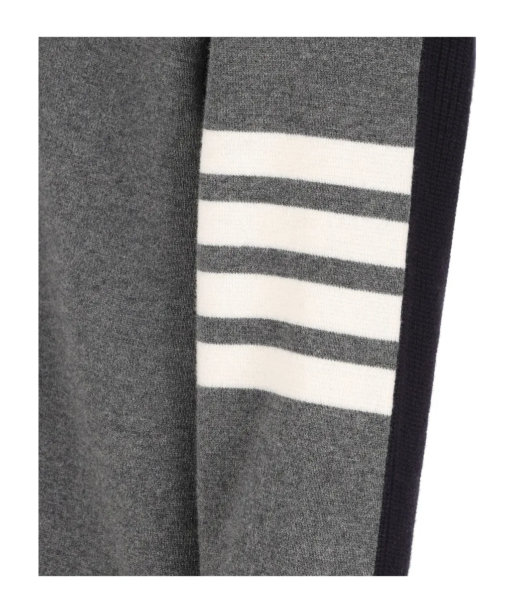 4-Bar Two-Toned Knitted Jumper