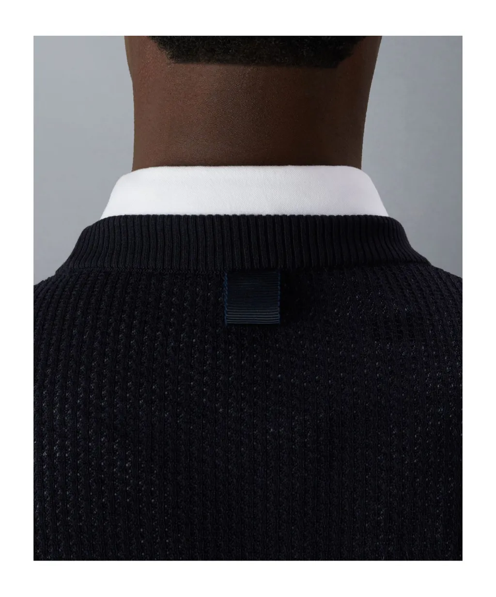 Open-Knit Crewneck Jumper