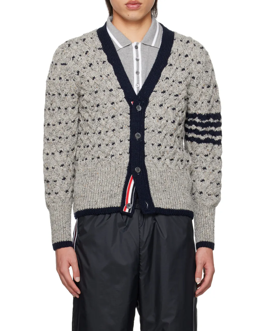V-Neck Knitted Cardigan