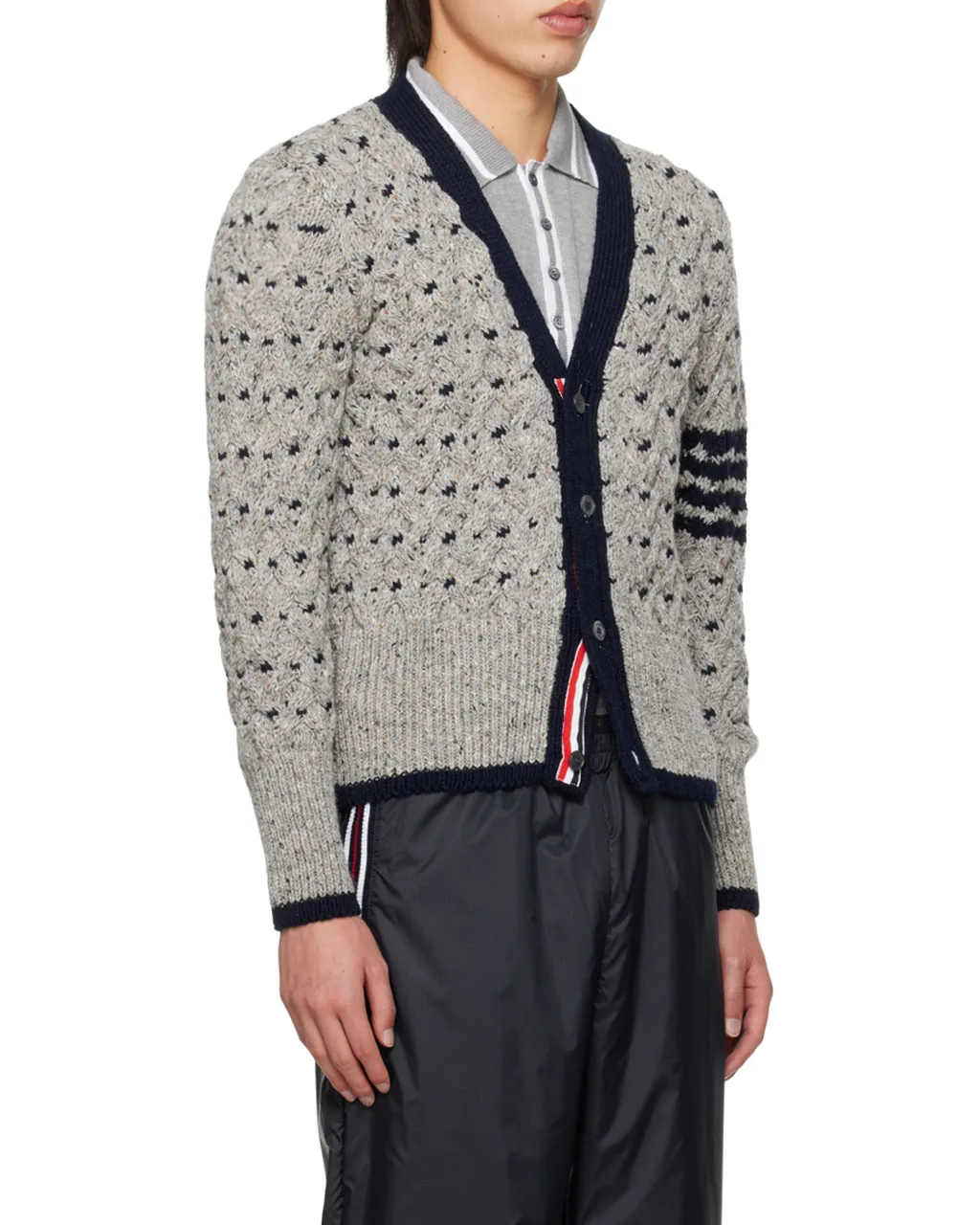 V-Neck Knitted Cardigan