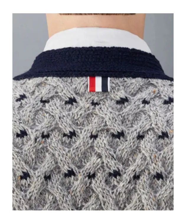 V-Neck Knitted Cardigan
