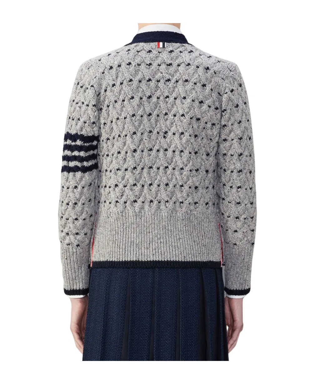 V-Neck Knitted Cardigan