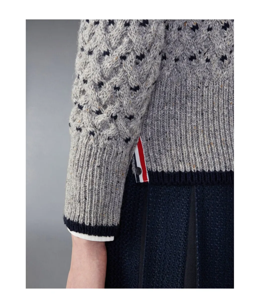 V-Neck Knitted Cardigan