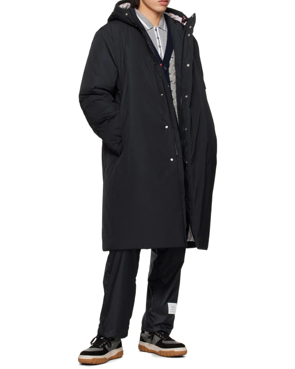 Long Sleeved Hooded Padded Coat