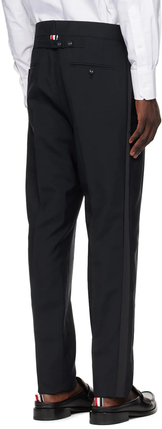 Mid-Waisted Skinny Trousers