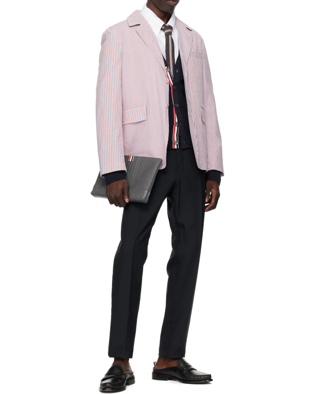 Mid-Waisted Skinny Trousers