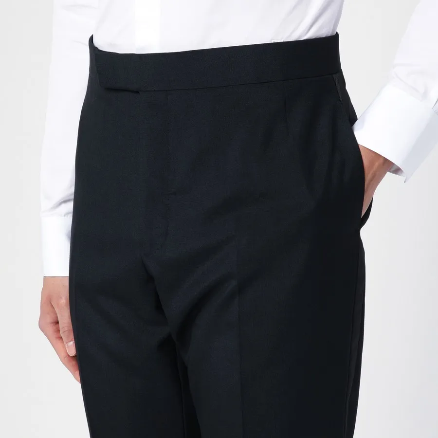 Mid-Waisted Skinny Trousers