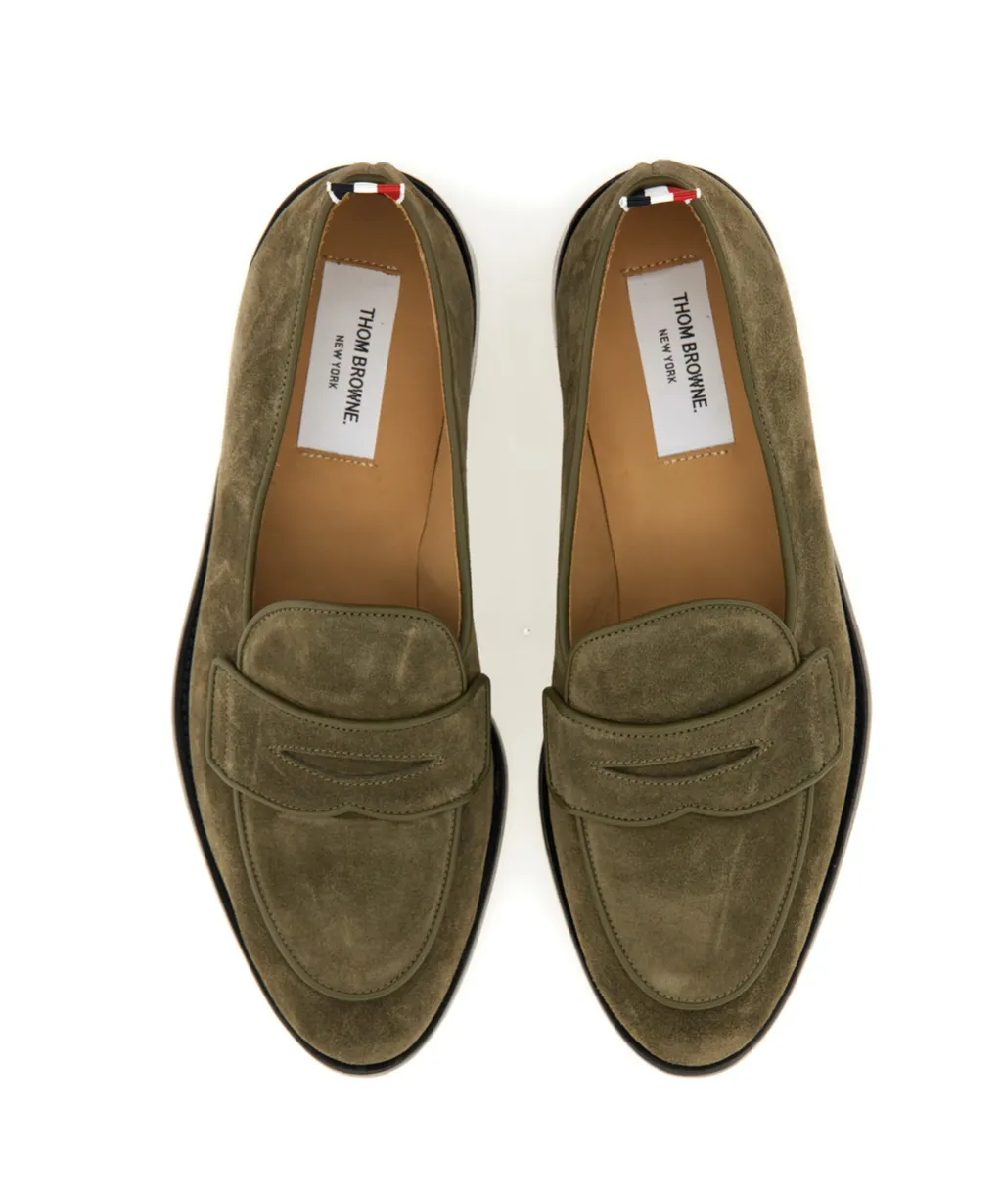 Rwb Striped Varsity Penny Loafers