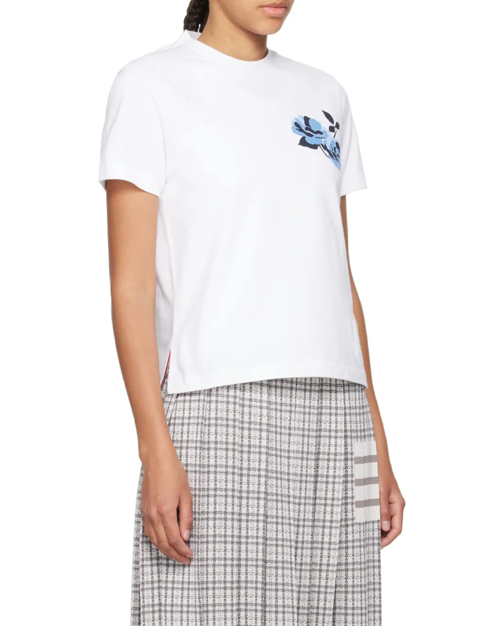Rose Printed Crewneck T-Shirt