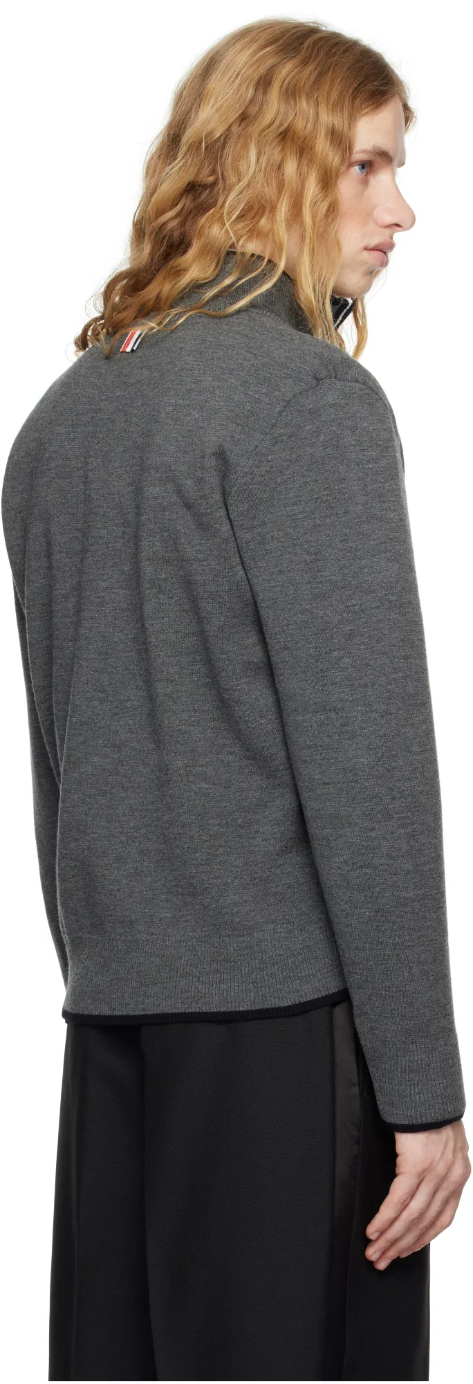 Milano Stitched Zip-Up Pullover