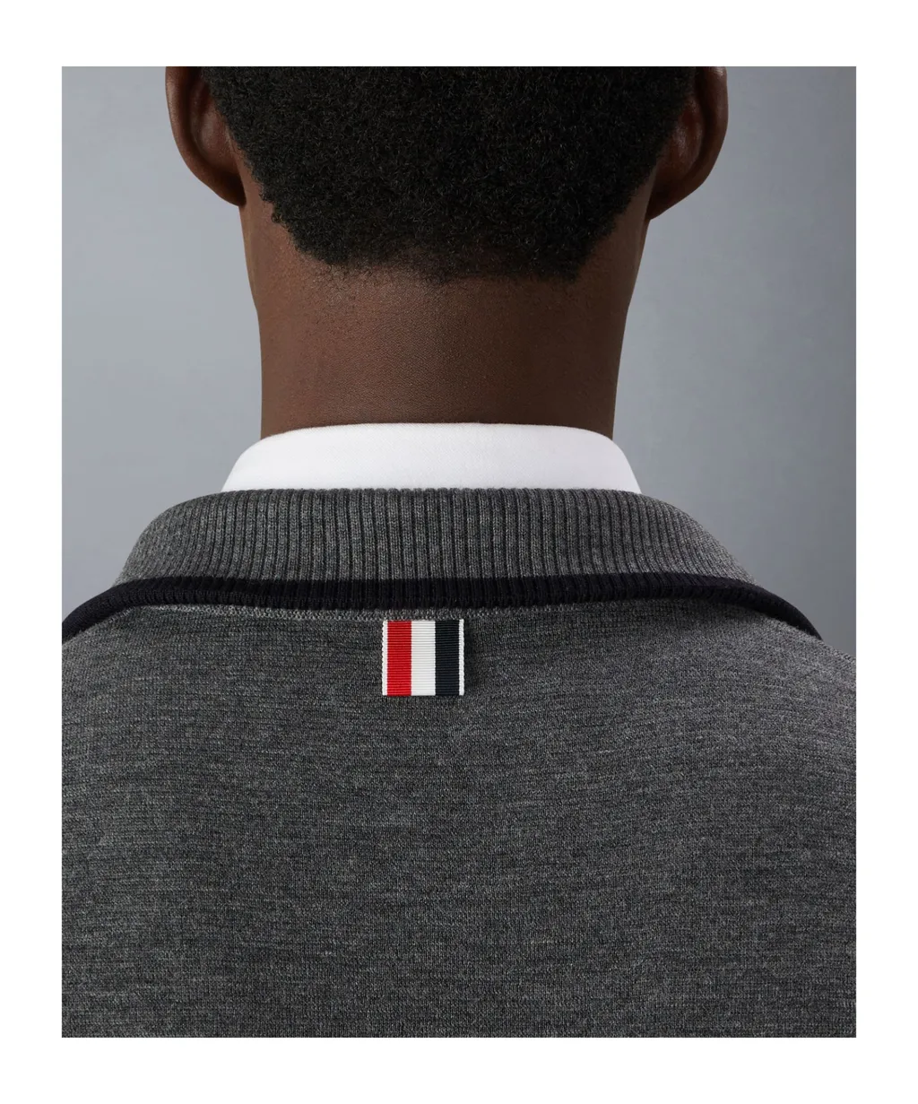 Milano Stitched Zip-Up Pullover