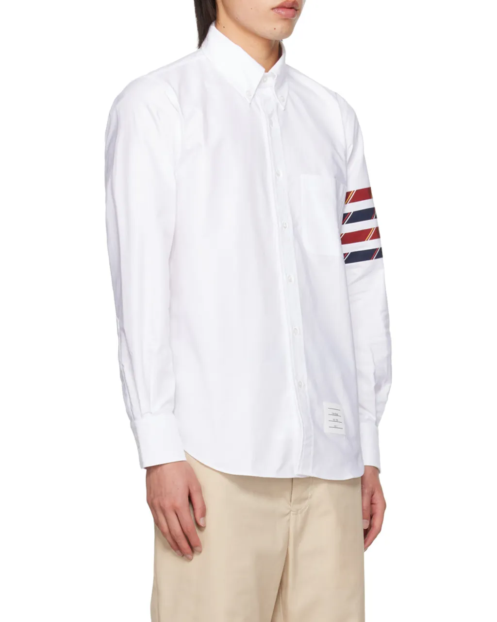 Stripe Detailed Long-Sleeved Shirt