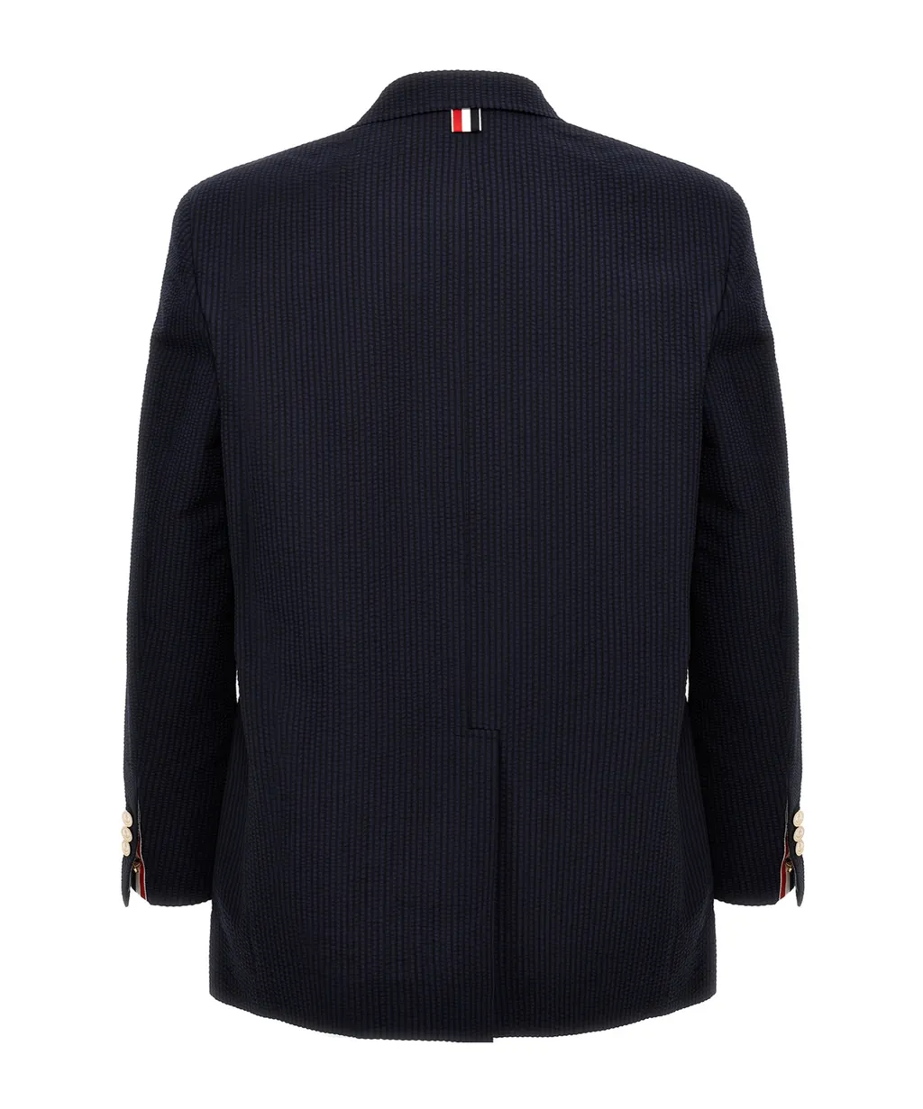 Single Breasted Seersucker Blazer