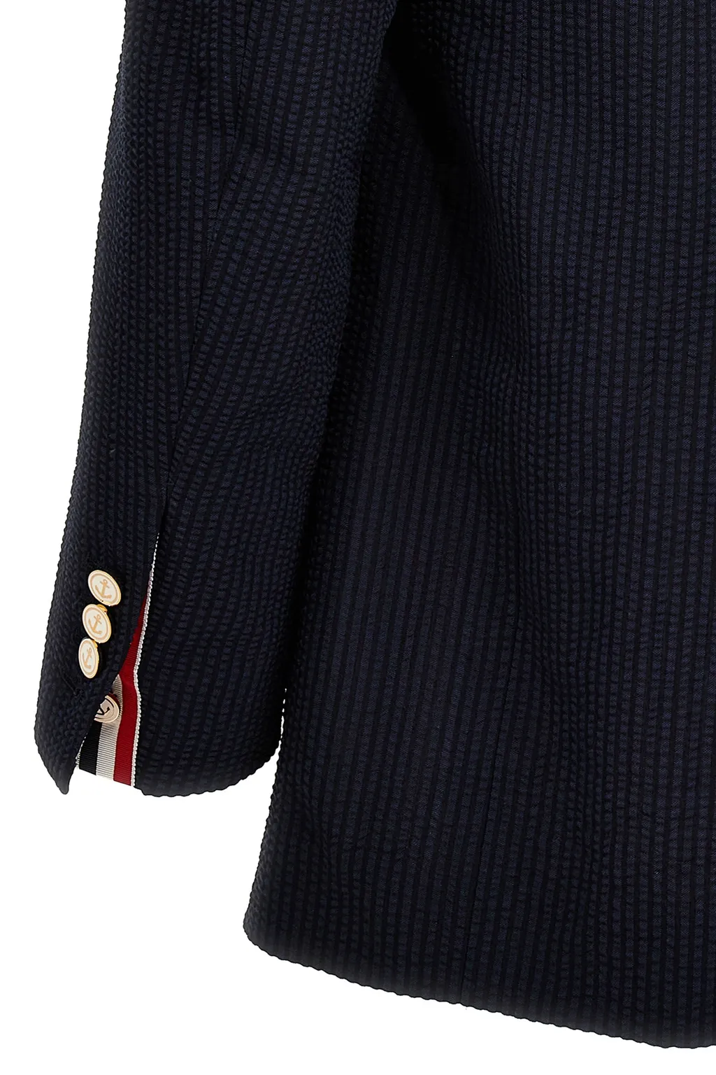 Single Breasted Seersucker Blazer