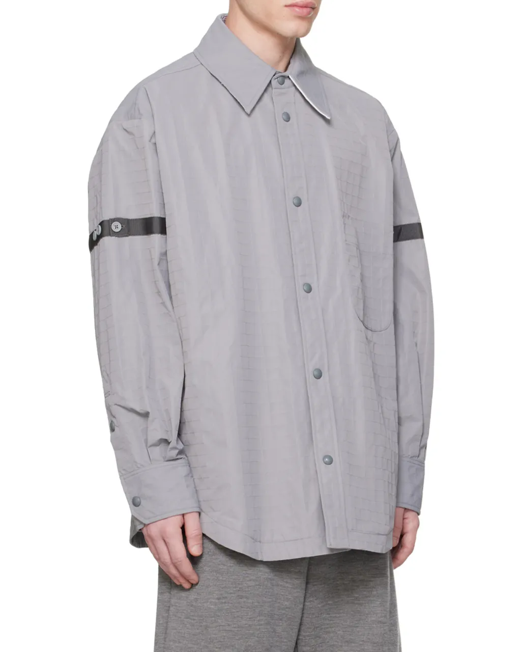 Button-Fastening Shirt