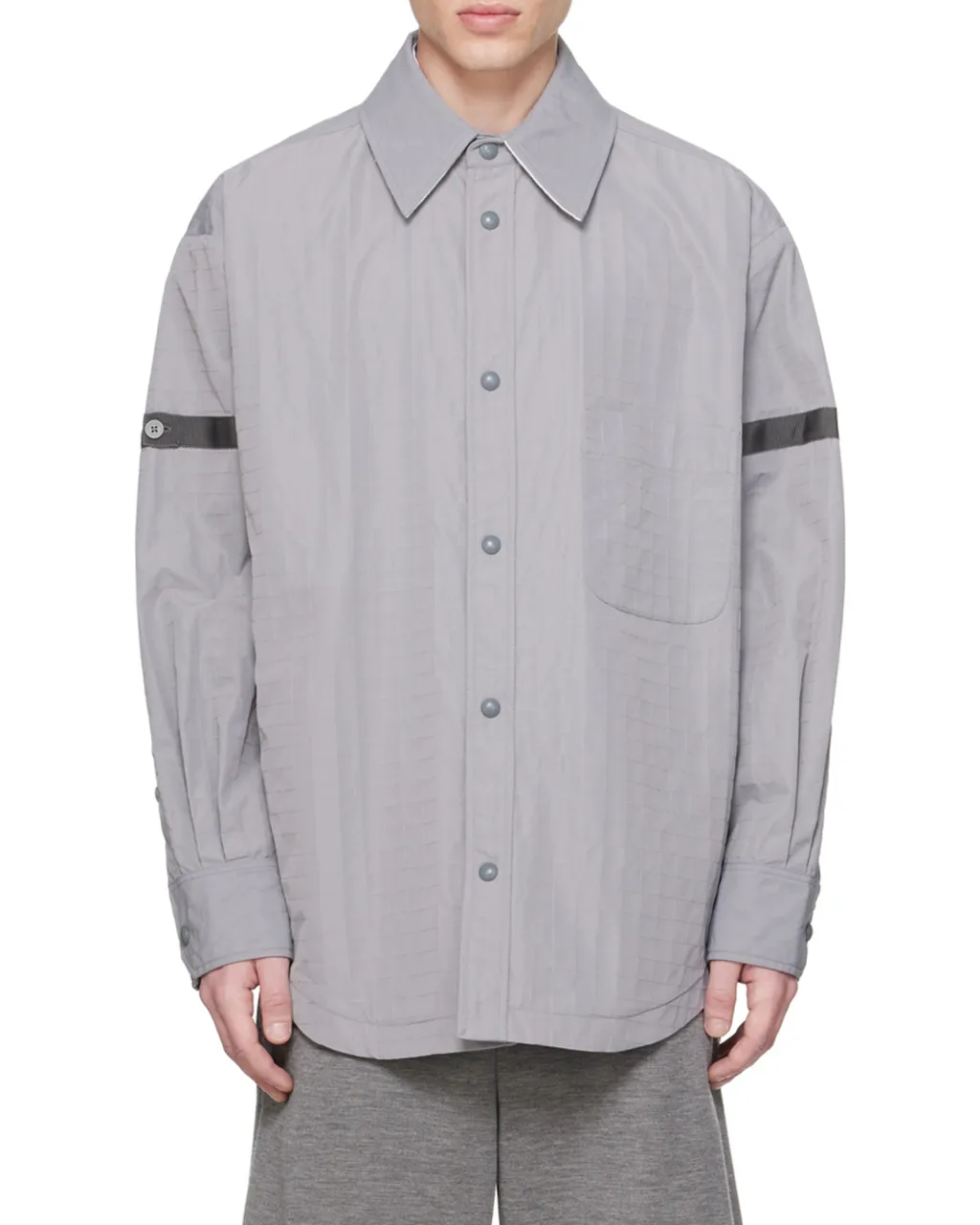 Button-Fastening Shirt